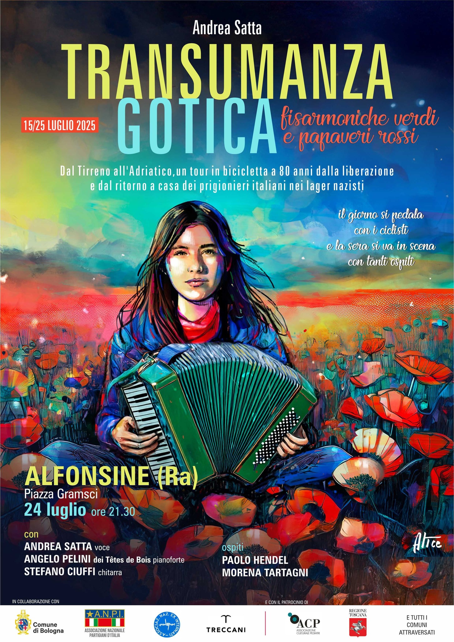 24  LUGLIO – Concerto in Piazza Gramsci –     Andrea Satta  in Transumanza Gotica