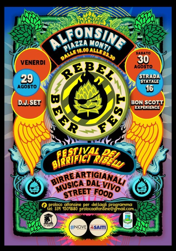 29 AGOSTO – MUSICA E BIRRA in Piazza Vincenzo Monti con REBEL BEER FEST
