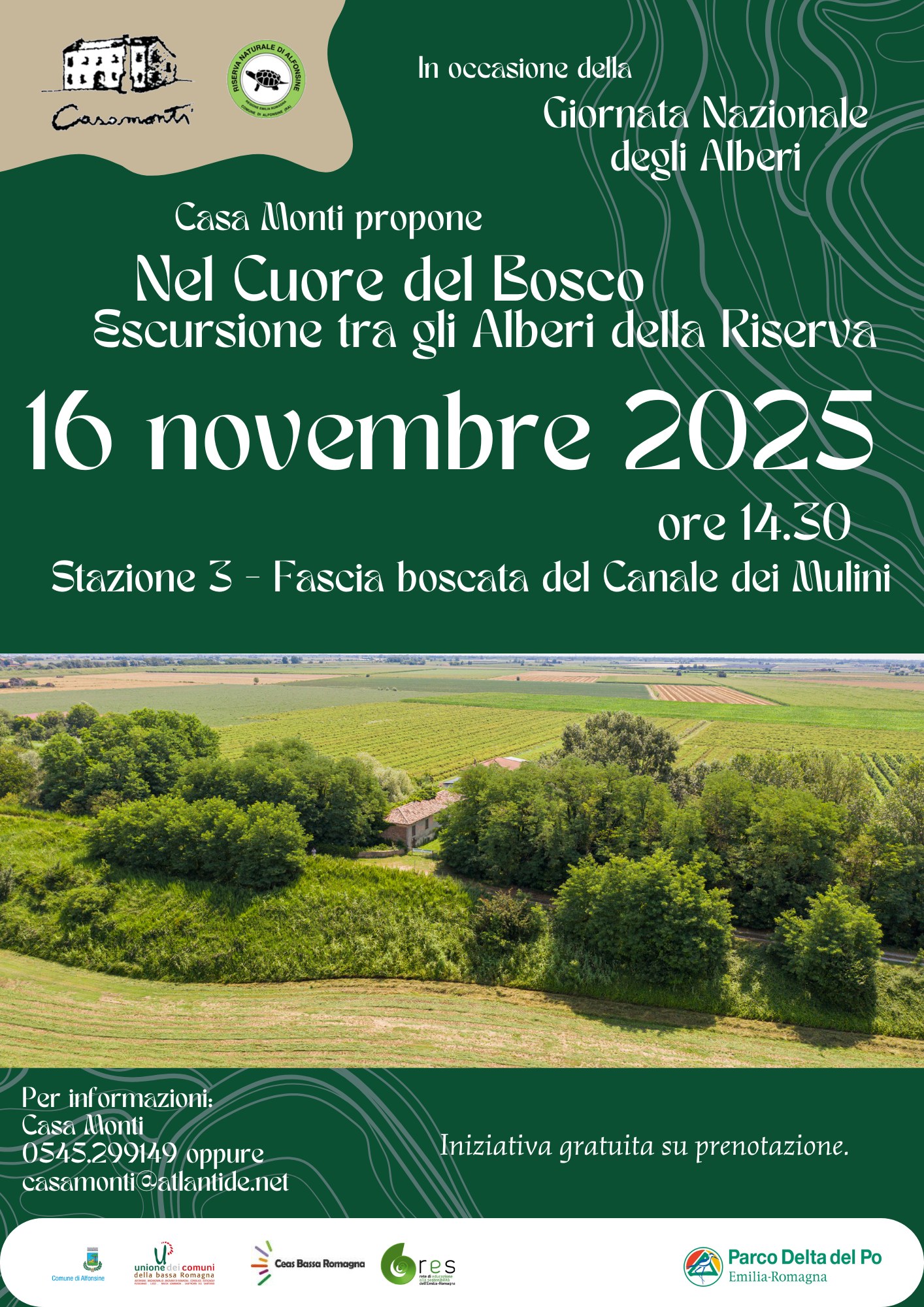 16 NOVEMBRE – Nel Cuore del Bosco si festeggia La Giornata degli Alberi