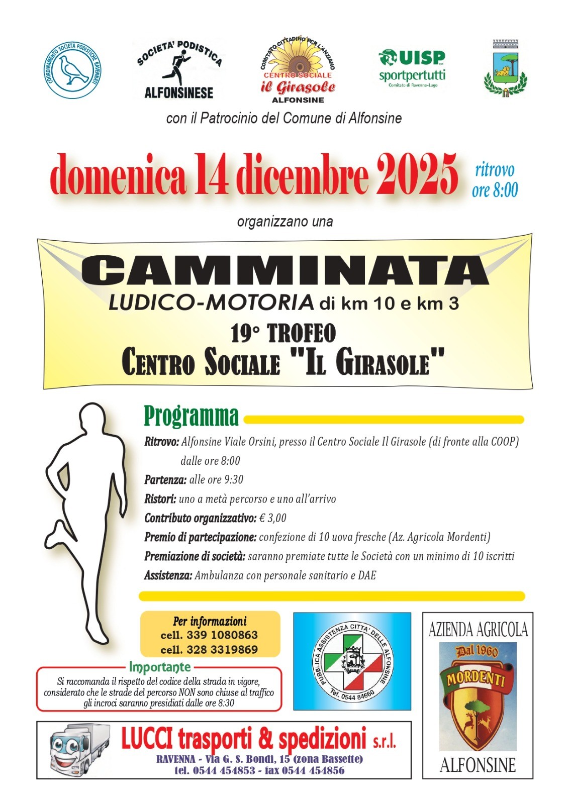 14 DICEMBRE – Camminata Ludico-Motoria con partenza dal Centro “Il Girasole”