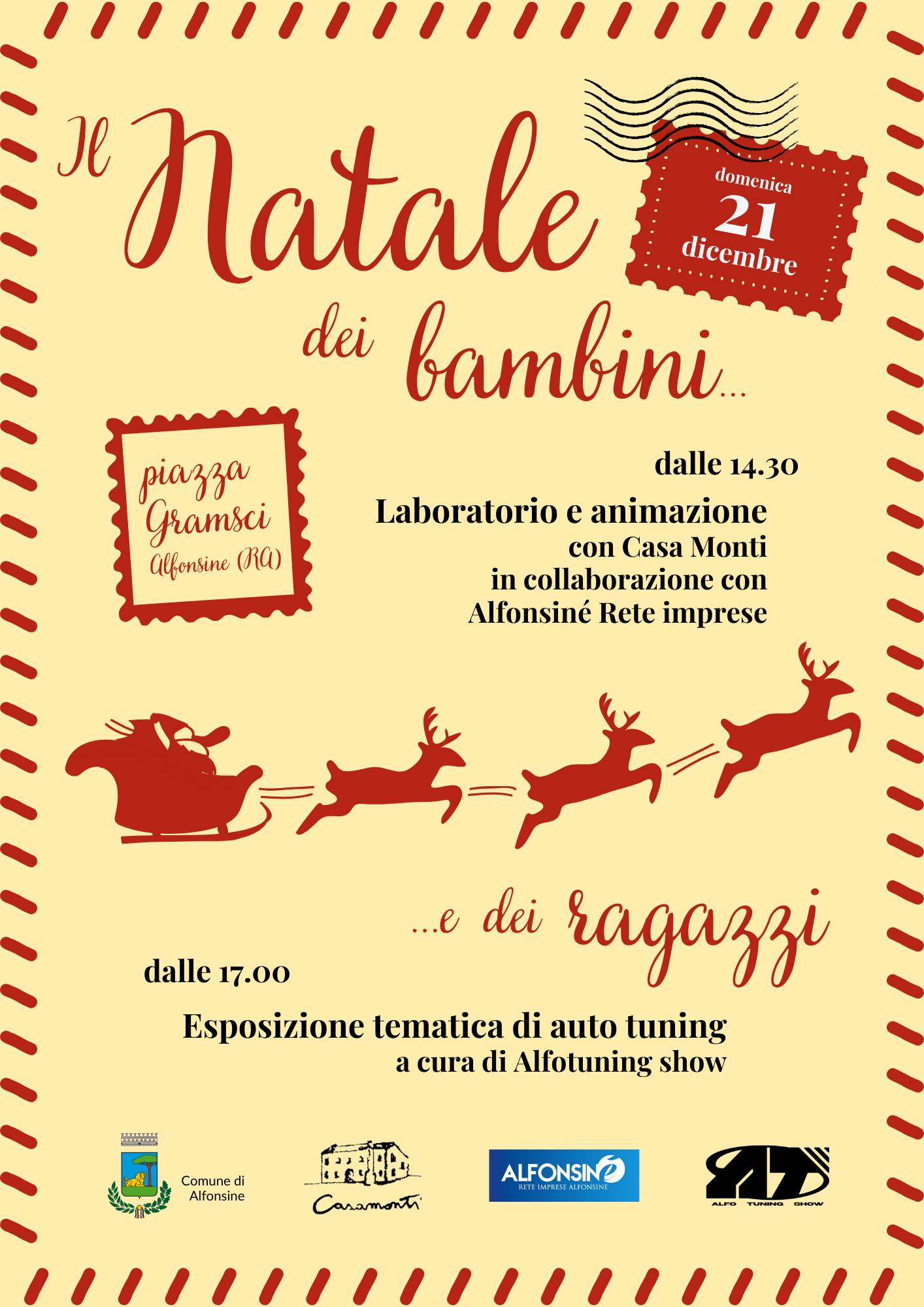 21 DICEMBRE – NATALE DEI BAMBINI in Piazza Gramsci