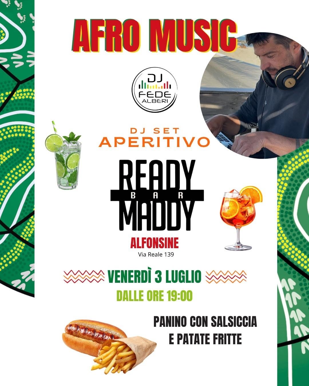 3 LUGLIO 2026 – DJ SET Fede Alberi  al Ready Maddy