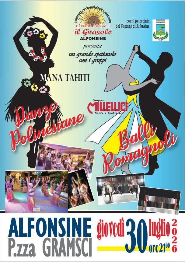 30 LUGLIO 2026 – Spettacolo di Danza in Piazza Gramsci con il GRUPPO MILLELUCI