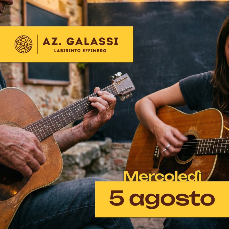 5 AGOSTO 2026 – Al Labirinto Effimero di Galassi Note Internazionali: Acoustic Duo “Fingerstyle Madness” Live